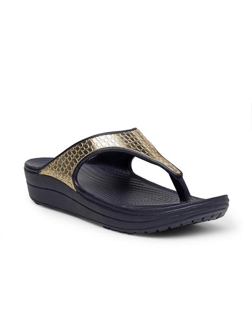 navy pvc slippers flip flops - 18229225 - Very Small Image - 1