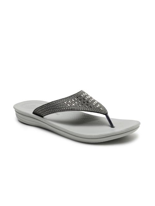 grey pvc slippers flip flops - 18229279 - Very Small Image - 1