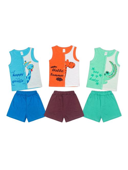 set of 3 printed suit set - 18229893 - Very Small Image - 1