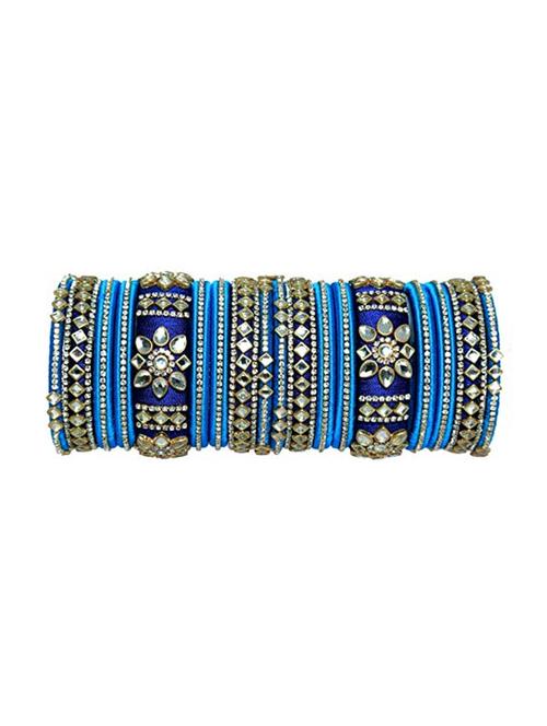 pearl stone antique bangles set - 18230846 - Very Small Image - 1