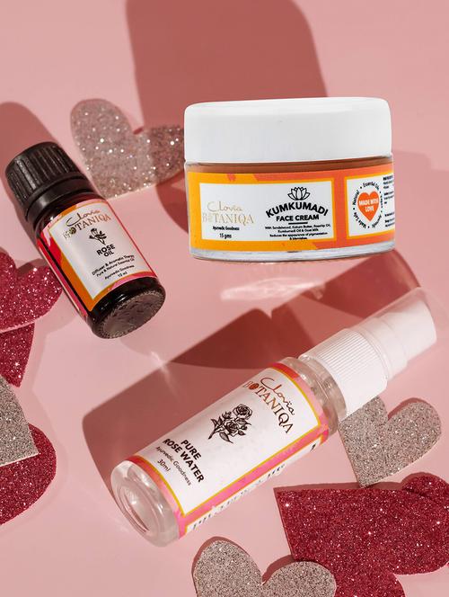 clovia botaniqa bloom like a rose skincare combo - pack of 3 - 18231319 - Very Small Image - 1