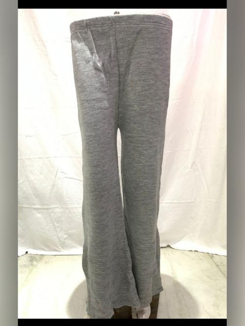 grey color woolen palazzo for women - 18231352 - Very Small Image - 1