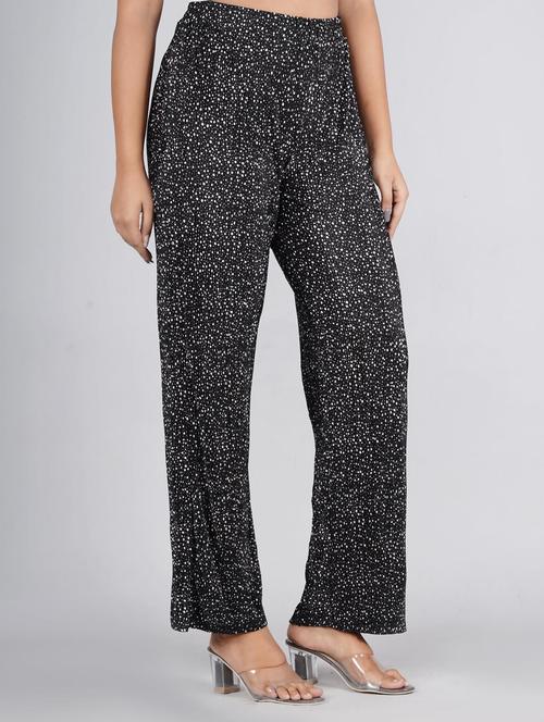 mid rise printed palazzo - 18231477 - Very Small Image - 1