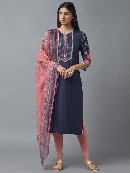 women's straight kurta - 18231961 - Very Small Image - 1