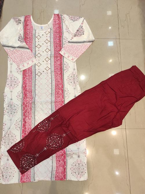kurti and pant - 18232264 - Very Small Image - 1