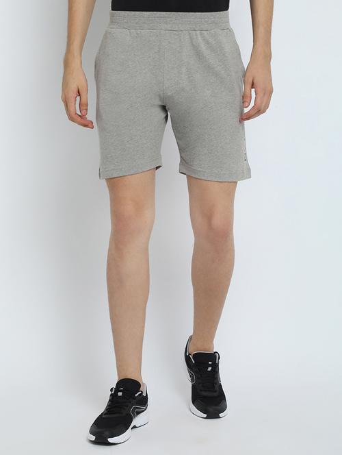 grey solid shorts - 18232711 - Very Small Image - 1