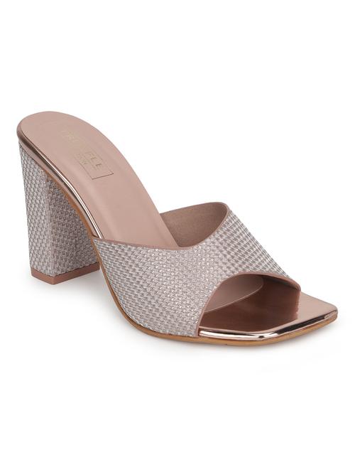 gold patent leather mules sandals - 18232909 - Very Small Image - 1