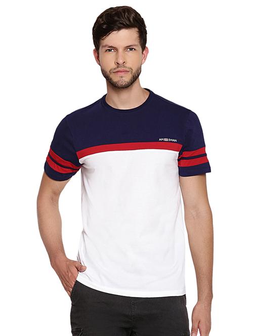 multi colored color block t-shirt - 18232993 - Very Small Image - 1