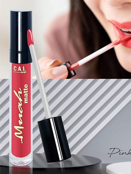 c.a.l. los angeles pink velvet muah matte liquid lipstick 36 hrs long lasting with waterproof/smudge proof - 18233500 - Very Small Image - 1
