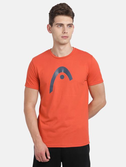 coral chest-printed t-shirt - 18233892 - Very Small Image - 1