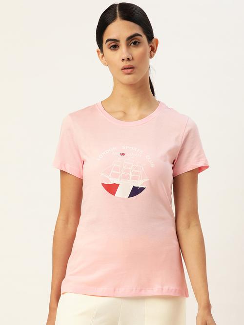 round neck printed tees - 18234052 - Very Small Image - 1