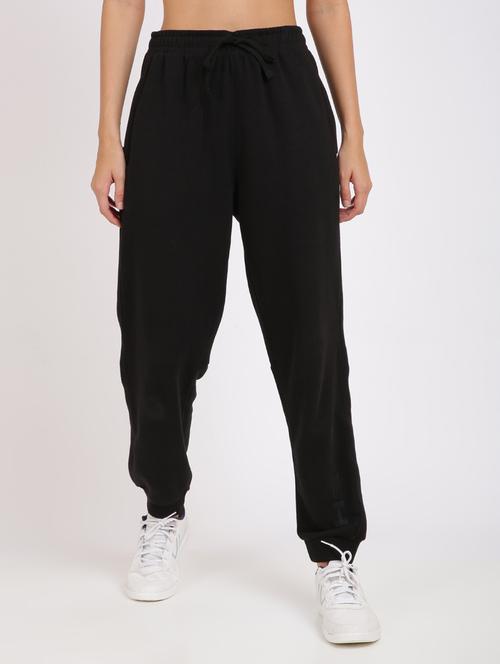 drawstring waist solid jogger - 18234598 - Very Small Image - 1