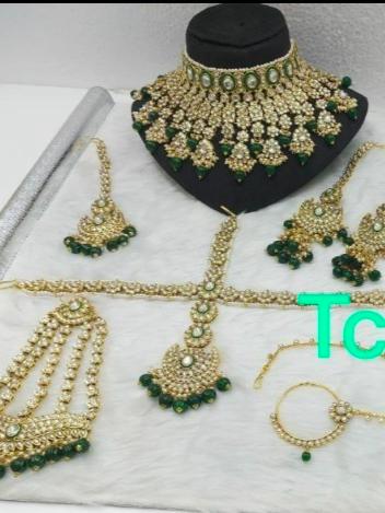 kundan dulhan bridal set - 18234865 - Very Small Image - 1