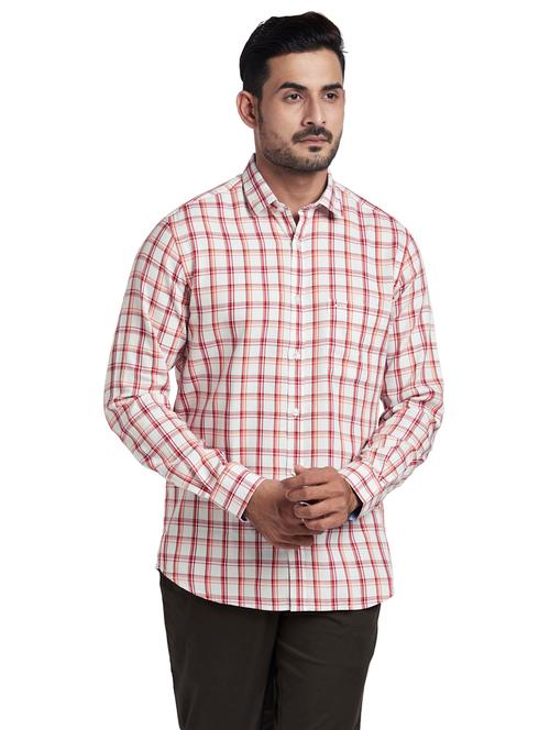 white checkered casual shirt - 18235080 - Very Small Image - 1