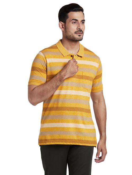 yellow horizontal polo t-shirt - 18235147 - Very Small Image - 1