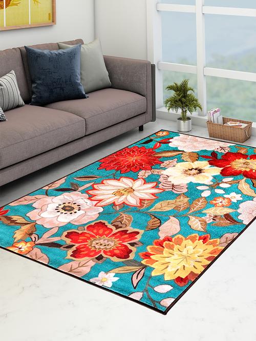 athom living floral love premium anti slip printed carpet - 18236624 - Very Small Image - 1