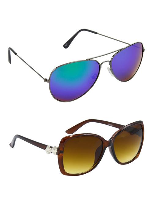 pack of 2 multicolored sunglasses - 18237310 - Very Small Image - 1