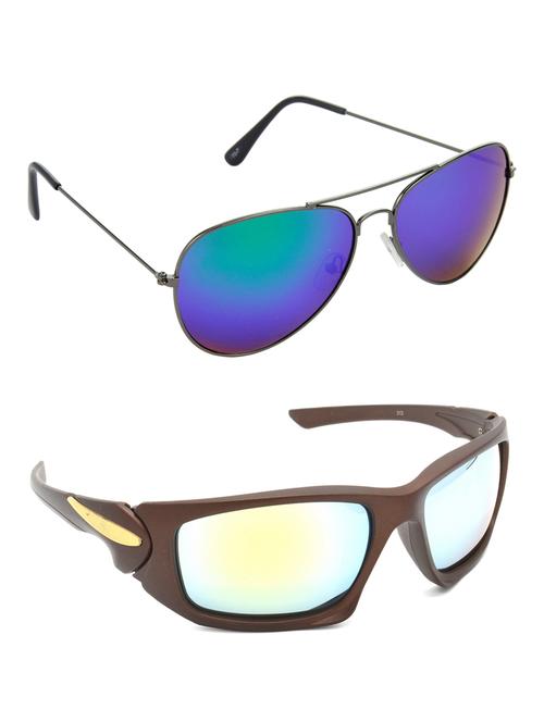 pack of 2 multicolored sunglasses - 18237316 - Very Small Image - 1