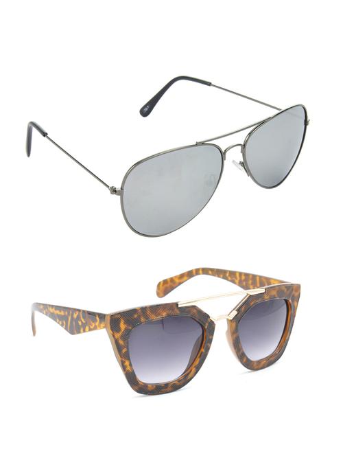 pack of 2 multicolored sunglasses - 18237390 - Very Small Image - 1