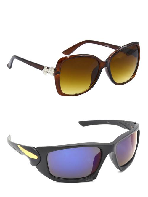 pack of 2 multicolored sunglasses - 18237610 - Very Small Image - 1