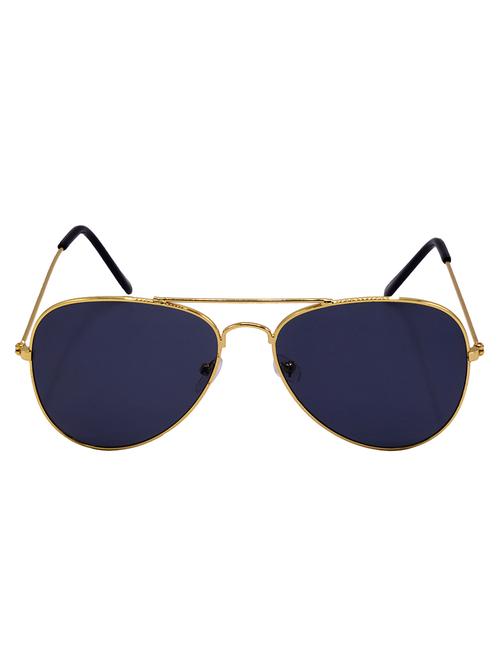 hrinkar men women boys & girls aviator & sunglasses golden frame, grey & clear lens (medium) - 18238989 - Very Small Image - 1