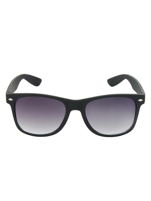 hrinkar men women boys & girls wayfarer & sunglasses black frame, grey lens (medium) - 18239014 - Very Small Image - 1
