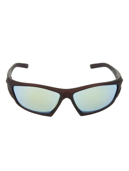 hrinkar men women boys & girls sports & sunglasses brown frame, multicolor lens (medium) - 18239016 - Very Small Image - 1