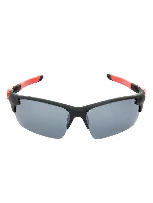hrinkar men women boys & girls sports & sunglasses red frame, grey lens (medium) - 18239021 - Very Small Image - 1