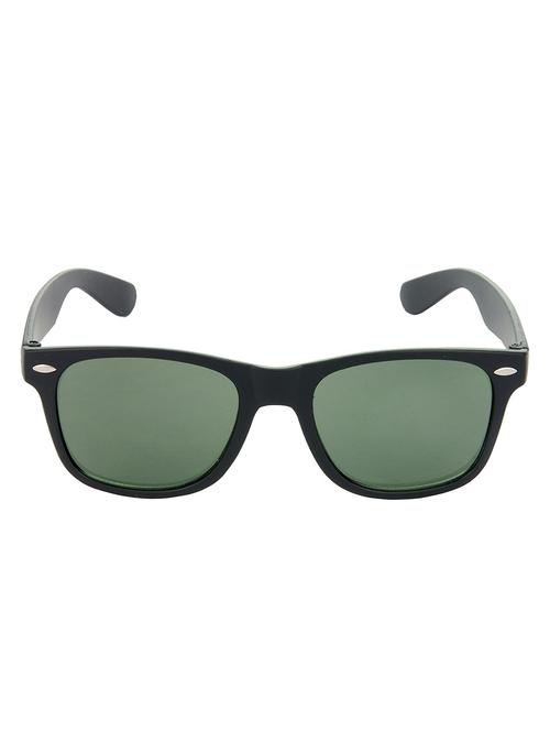 hrinkar men women boys & girls wayfarer & sunglasses black frame, green lens (medium) - 18239022 - Very Small Image - 1