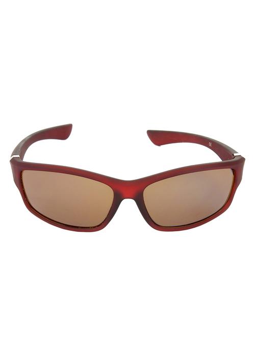 hrinkar men women boys & girls sports & sunglasses brown frame, brown lens (medium) - 18239026 - Very Small Image - 1