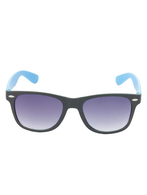 hrinkar men women boys & girls wayfarer & sunglasses blue frame, grey lens (medium) - 18239036 - Very Small Image - 1