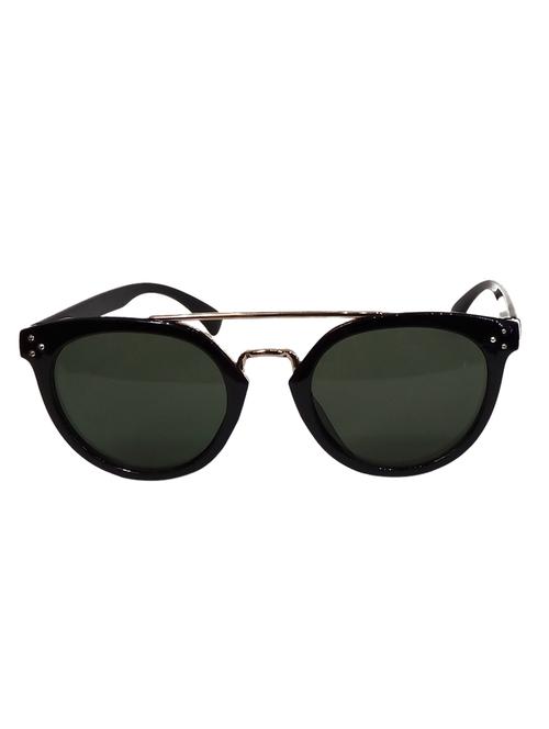 hrinkar men women boys & girls round & sunglasses golden frame, green lens (medium) - 18239044 - Very Small Image - 1