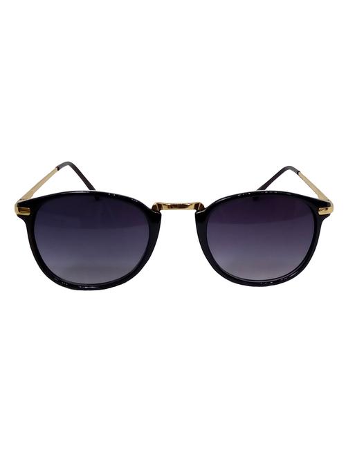 hrinkar men women boys & girls round & sunglasses golden frame, grey lens (medium) - 18239051 - Very Small Image - 1