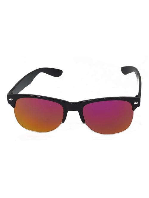 hrinkar men women boys & girls wayfarer & sunglasses black frame, pink lens (medium) - 18239070 - Very Small Image - 1