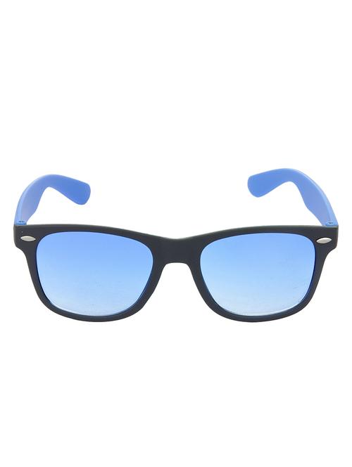 hrinkar men women boys & girls wayfarer & sunglasses blue frame, blue lens (medium) - 18239086 - Very Small Image - 1