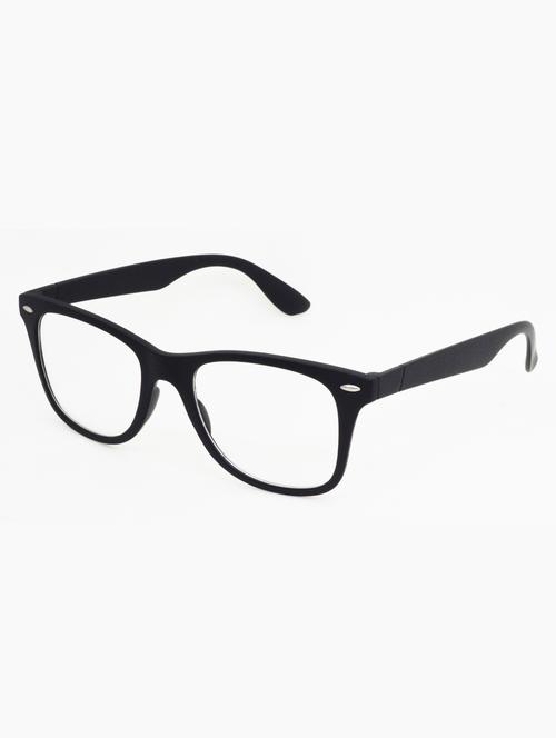 hrinkar men women boys & girls wayfarer & sunglasses black frame, clear lens (medium) - 18239104 - Very Small Image - 1