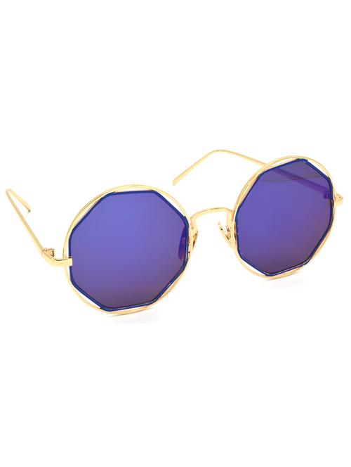 hrinkar men women boys & girls round & sunglasses multicolor frame, multicolor lens (medium) - 18239158 - Very Small Image - 1