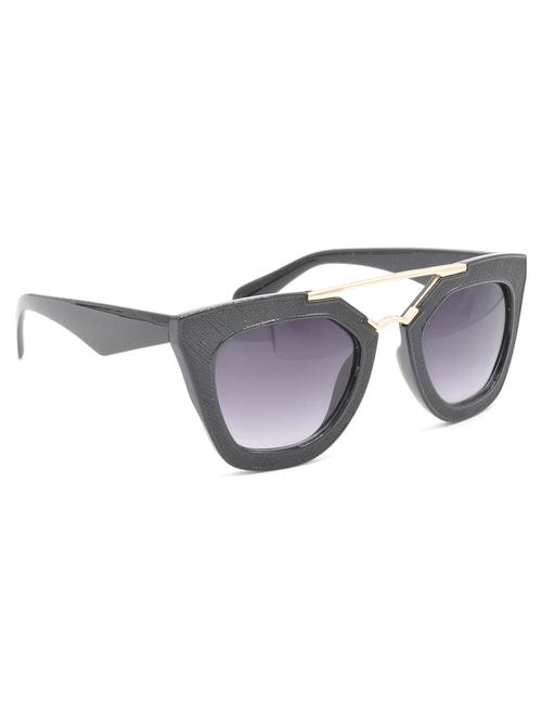 hrinkar men women boys & girls rectangular & sunglasses golden frame, grey lens (medium) - 18239171 - Very Small Image - 1