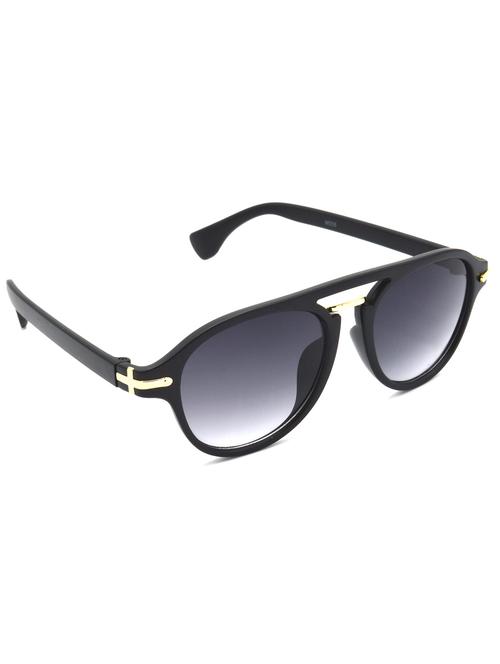 hrinkar men women boys & girls wayfarer & sunglasses black frame, grey lens (medium) - 18239182 - Very Small Image - 1