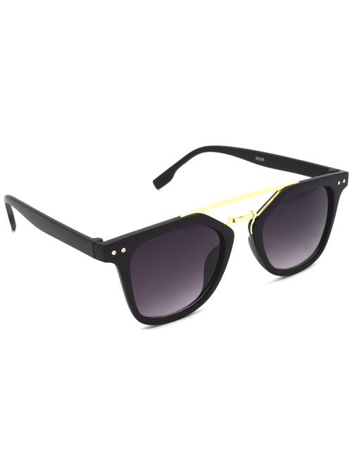 hrinkar men women boys & girls wayfarer & sunglasses black frame, grey lens (medium) - 18239188 - Very Small Image - 1