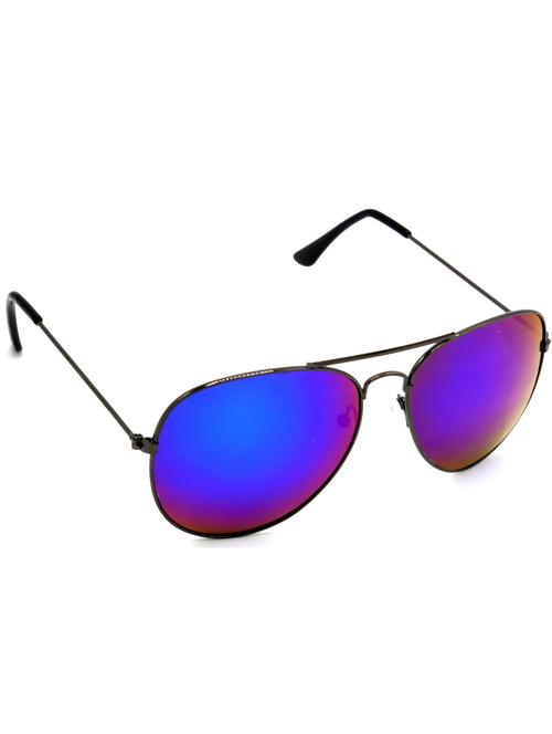 hrinkar men women boys & girls aviator & sunglasses grey frame, pink lens (medium) - 18239213 - Very Small Image - 1