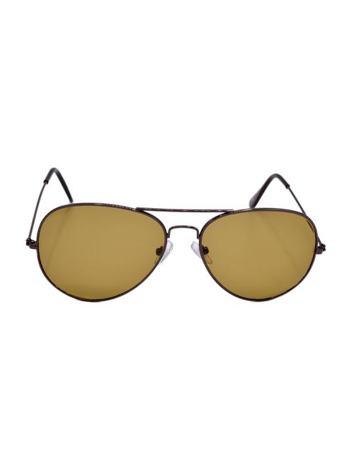 hrinkar men women boys & girls aviator & sunglasses brown frame, brown lens (medium) - 18239508 - Very Small Image - 1
