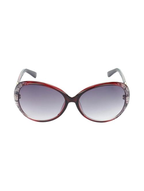hrinkar men women boys & girls over-sized & sunglasses red frame, grey lens (medium) - 18239573 - Very Small Image - 1