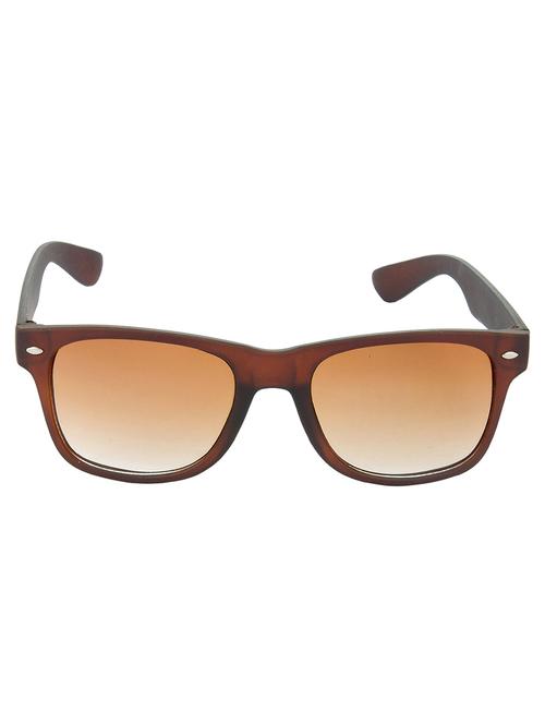 hrinkar men women boys & girls wayfarer & sunglasses brown frame, brown lens (medium) - 18242299 - Very Small Image - 1