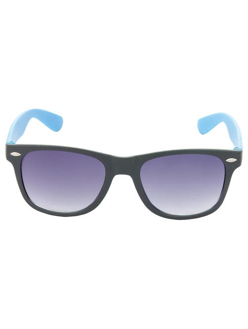 hrinkar men women boys & girls wayfarer & sunglasses blue frame, grey lens (medium) - 18242301 - Very Small Image - 1