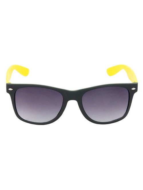 hrinkar men women boys & girls wayfarer & sunglasses yellow frame, grey lens (medium) - 18242308 - Very Small Image - 1