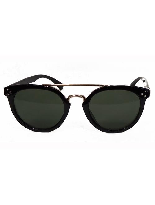 hrinkar men women boys & girls round & sunglasses golden frame, green lens (medium) - 18242309 - Very Small Image - 1