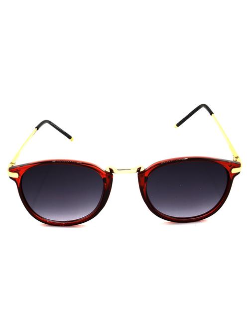 hrinkar men women boys & girls round & sunglasses red frame, grey lens (medium) - 18242319 - Very Small Image - 1