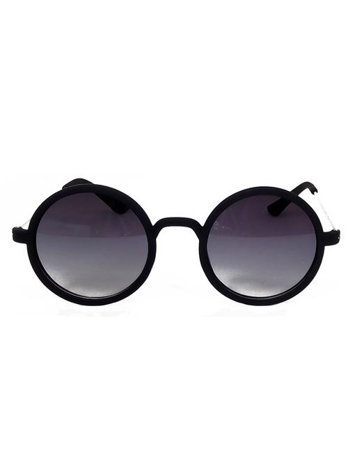 hrinkar men women boys & girls round & sunglasses silver frame, grey lens (medium) - 18242322 - Very Small Image - 1