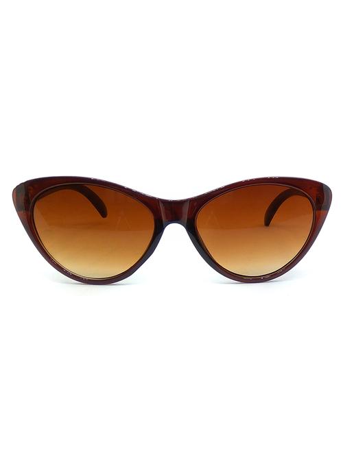 hrinkar men women boys & girls over-sized & sunglasses brown frame, brown lens (medium) - 18242349 - Very Small Image - 1